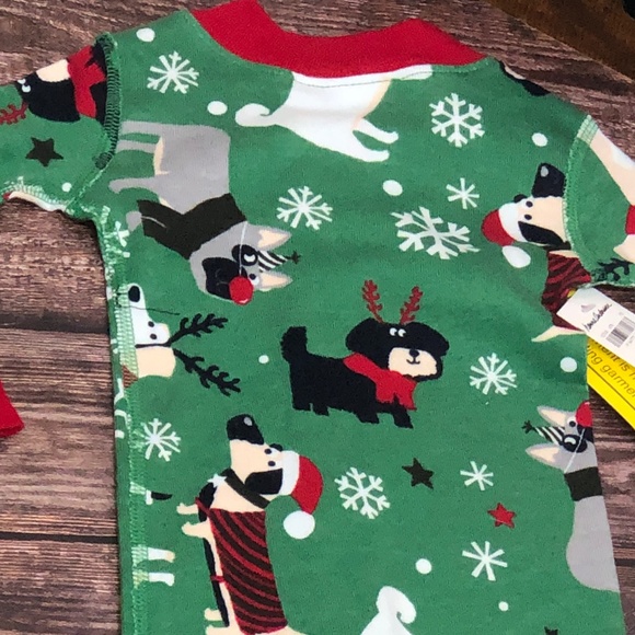 Hanna Anderson Baby Holiday Dog Print One-Piece Zip Sleeper US 6-12 Mos … - Picture 11 of 15